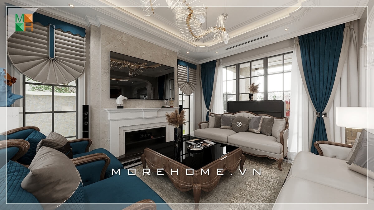 Mẫu nội ngoại thất biệt thự tân cổ điển